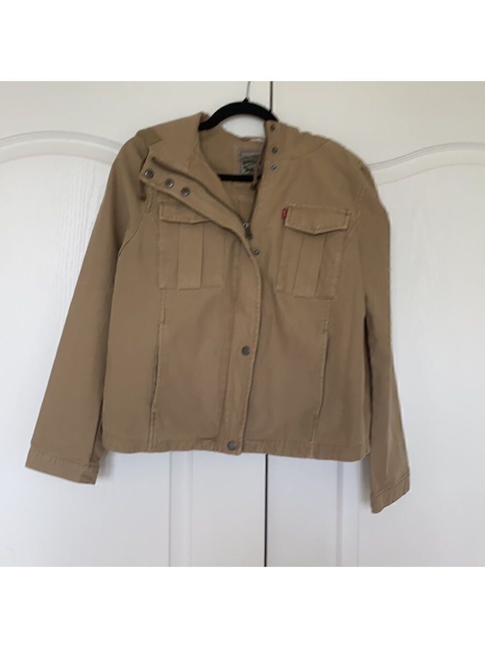 LEVI'S Hooded Cropped Jacket - Picture 4 of 7